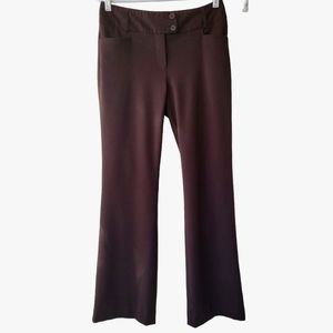 Rafaella Size 4 Curvy Brown Four Pocket Pants 31in Inseam